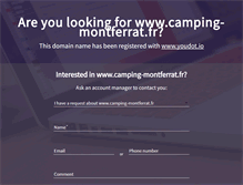Tablet Screenshot of camping-montferrat.fr